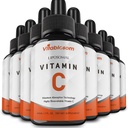 Witamina liposomalna C 2000mg Płyn dla dorosłych, Wysoka Absorpcja VIT C, Maksymalizacja Witaminy C, Dobre dla układu immunologicznego i przeciwutleniacza, 60ML (8 butelek)