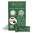 FODZYME ® On- The- Gemestic Enzymes for Gut Health, Relief for Bloating, Gaz, Zaparcia, Biegunka, Ból brzucha, Niska FODMAP, 30 Dawka