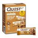 Quest Nutrition Mini Czekoladowy chip Cookie Dżugh Bary białka, 8g białka, 1 g cukru, 2g węglowodanów netto, Gluten Free, 14 Count