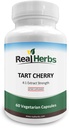 Real Herbs Tart Cherry 4: 1 Wyciąg 1000mg - 60 Kapsułki wegetariańskie