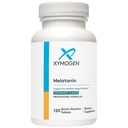 XYMOGEN Melatonina - mięta peppermint Lozenges - 3mg suplement melatoniny na noc, przeciwutleniacz + wsparcie immunologiczne (120 Quick- Disolve Tablets)