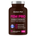 Fem Pro Probiotyki dla Kobiet. 17 Klinicznie skuteczne Szczepy dla Vaginal, Digestive & Immune Support, Urynary Tract Health, pH Balance and Mood. 60 Kapsułki Veggie, 2 Dostawa Miesiąc