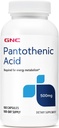 GNC Kwas pantotenowy 500 mg, 100 Kapsułek, Wspiera metabolizm energii