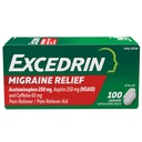 Excedryna Migrena Relief Kapsułki na objawy migreny, Acetaminofen 250mg, Aspiryna 250mg, Kofeina 65mg, Ból Reliever, 100 Count