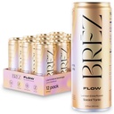 BREZ FLOW Mushroom Mane Mushroom Drink, 12- Pack, Non-Infused, Adaptogens, Relieving, Podnoszenie i społeczne, musujące Lemon Elderflower Tonic 12 Fl oz