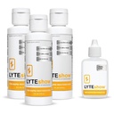 LyteLine LyteShow Sugar-Free Electrolyte Supplement, 3 Pack, 120 Servings - Keto Friendly, Cynk i Magnez do szybkiego nawodnienia, Workout, Odzysk mięśni i energii - Wegan
