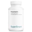 Supersmart - Pancreatin 10X 4000 dziennie (Extra Strength) - Suplement do enzymów trawiennych - z Promate, Lipase, Amylase, Trypsin - Zdrowe wsparcie pokarmowe 124; Non-GMO & Gluten Free - 120 DR kapsułki
