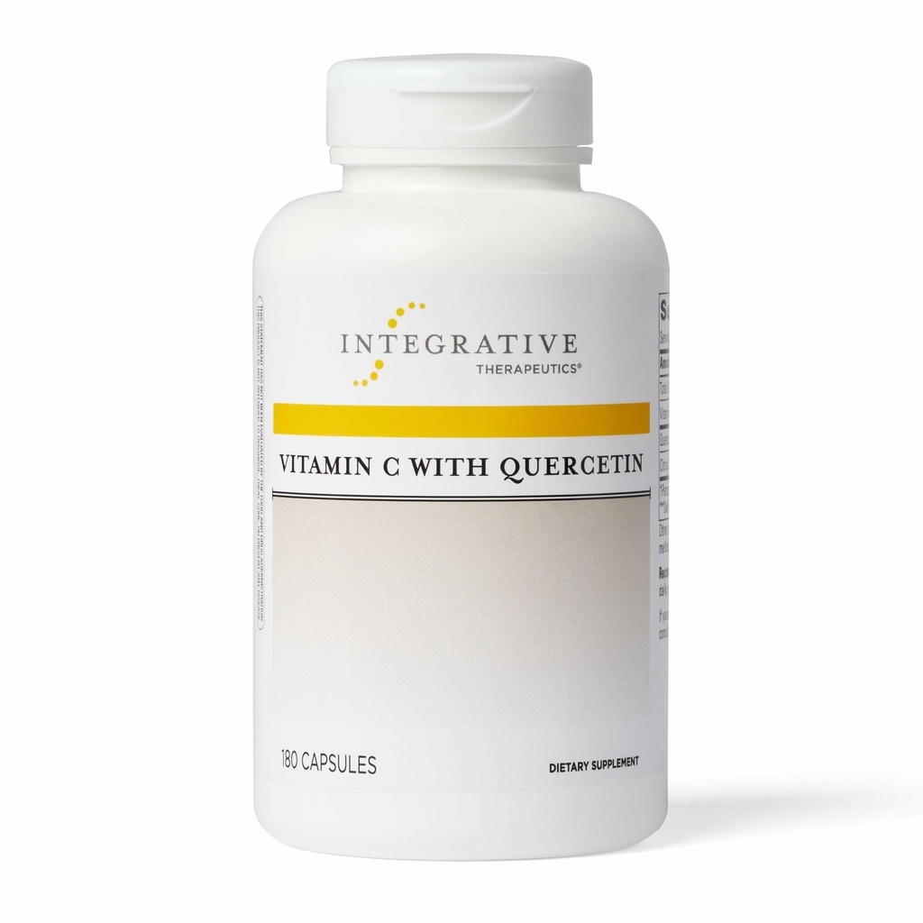Integrative Therapeutics Vitamin C with Quercetin - Vitamin C Supplement for Immune Support*- Supports Antioxidant Activity* - Vegan, Gluten-Free & Dairy-Free - 180 Capsules (90 Servings)