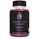 Halal Melatonina Gummie Yellow 124; 2,5 mg - 5 mg Yellow 124; Sleeping and Sleep Support Yellow 124; Natural, Vegetarian, Non-GMO, Gluten- Free, Gelatin- Free Xion124; for Ault, Men and Women Xion124; 45- 90 Servings