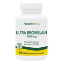 NaturesPlus Ultra Bromelain - 60 tabletek - 1500 mg ananasa Bromelain - Zapewnia wspólne wsparcie i promocje zdrowia trawiennego - 60 Służb