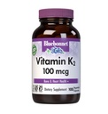 Bluebonnet Nutrition Witamina K2 Suplement 100 µg Daily Vit K2 MK7 Heart Health & Bone Vitamin for Women & Men * - Vegan, non-GMO, Dair-Free, Gluten- Free Vit K - 100 Kapsułki warzywne