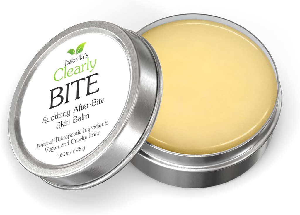 Isabella wyraźnie Bite Kojąca po ugryzieniu Anti Itch Balm 124; Szybka ulga z owadów Bites 124; Natural Maintment z Aloe Vera, Peppermint, Calendula Aro124; Wegan, Okrucieństwo Free, Made in USA