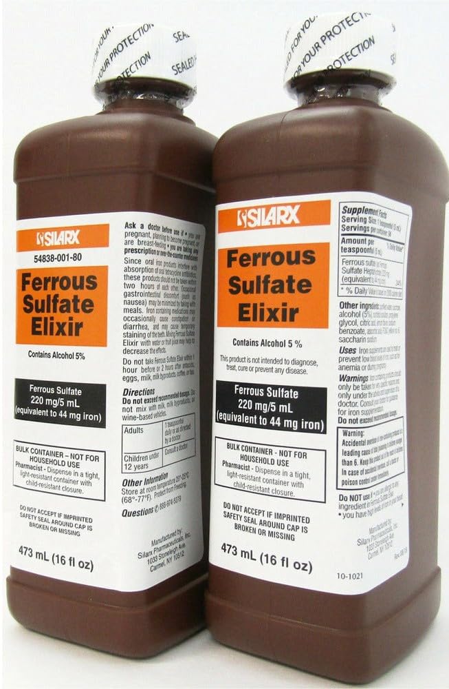 Siarczan Elixir 220mg / 5 ml 16 butelek - 4 opakowania