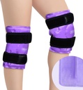REVIX wielokrotnego użytku Pack Ice Pack Zawinięcie do popotreningowego odzyskiwania, Knee Ice Pack z zimną terapią kompresyjną, Soft Plush Cover i Hands- Free aplikacji, Zestaw dwóch