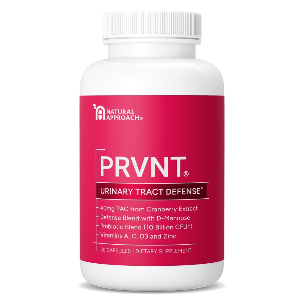 Obrona dróg moczowych z Cranberry PAC, D- Mannose, Probiotyki i Witaminy 124; UTI Unikanie & Bladder Supplement Supplement Agregable 124; Najpotężniejsze pigułki żurawinowe dla kobiet i mężczyzn 124; USA Produkowane 124; 60 Kapsułki