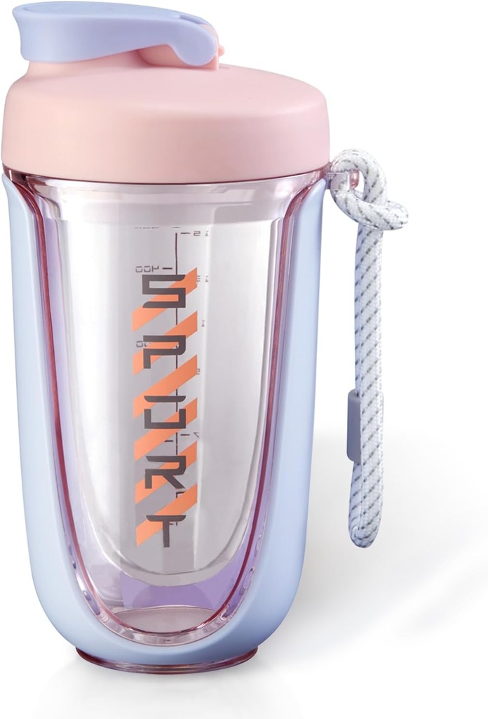 shaker miseczki do shake protein 20 Oz butelka shaker białko przeciek dowód idealny shaker do siłowni, przed-Workout butelki koktajl shaker Puchar