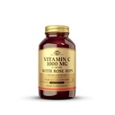 Solgar Witamina C 1000 mg z Rose Hips, 250 Tabletki - Przeciwutleniacz & Wsparcie immunologiczne - Ogólny Zdrowie - Wspiera zdrową skórę i połączenia - Non-GMO, Wegan i Kosher - 250 Służenie