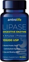 ANTROLIFE Digestive Health Supplement - Enzymy z Lipase Nutritional Supplements & Amylase for Digestive Comfort - Suplement diety - 59 Kapsułki