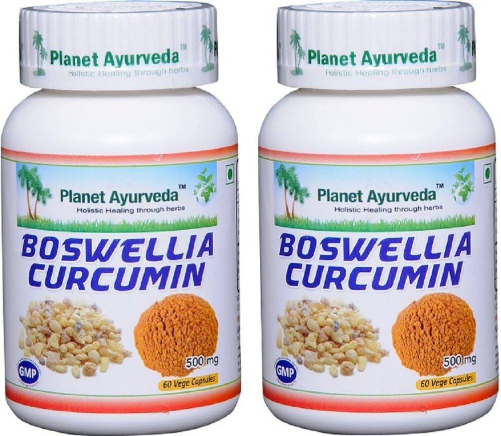 Planeta Ayurveda Boswellia Curcumin, 500 mg kapsułki Veg - 2 butelki