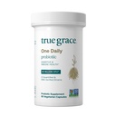 True Grace One Daily Probiotic - 60 Kapsułki wegetariańskie - 90 Miliard CFU - Gut, Digestive & Immune Health Support Blend with Prebiotic Fiber - Gluten & Soy Free - 60 Sługi