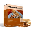 BestMed - High Protein Nutrition Bar - Low- Carb, 15 g Protein, Low Sugar, Low Calorie, Meal Replacement Bar (Cynamon, 1 Box - 7 Count)