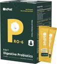 Oh! Pet ® 5- in-1 Probiotyki pokarmowe - 7B Proszek CFU dla psów i kotów z prebiotykami i enzymami (Kurczak, 30 opakowań)
