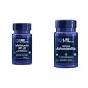 Przedłużenie życia Melatonin IR / XR & Zoptymalizowane Ashwagandha - Sen, Stress Relief, Focus, Pamięć - 60 Kapsułki