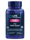 Life Extension Daily PMS Relief, Menstrual Comfort Supplement, skurcze związane z PMS, dolny dyskomfort pleców, nastroje, Ginger, Magnez, B6, Gluten- Free, Non-GMO, 60 Kapsułki
