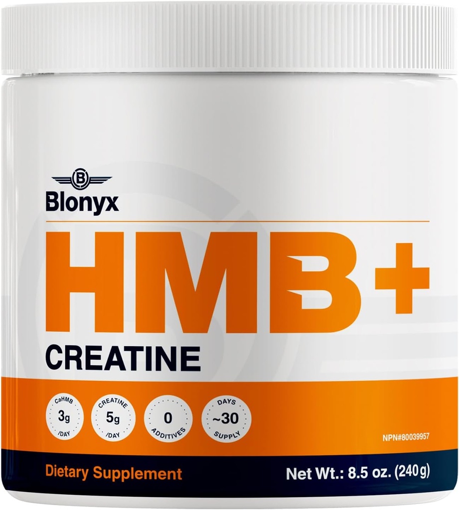 HMB + Suplement do Stworzenia - 3g Codzienne HMB dla zwiększonej siły, Power & Recovery, Idealny dla Wysokiej Intensywności Sportowców, 30- Day Supply