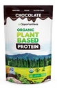 Proch do protein, 20 g białka wegańskiego z grochu, dyni i ryżu, bez cukru, nie-GMO, bez glutenu, kremowy czekolada, 1 lb