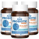 Probiotyki surowe dla kobiet i mężczyzn - 100 Miliard CFU, 35 Szczepów, Prebiotyki Organiczne i Naturalne Enzymy Digestive dla Digestive, Gut & Immune Health - Soy and gluten Free, Non-GMO, 180 Kapsułki Vegan
