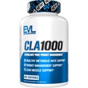 Conjufaling Linoleic Acid CLA Pills - CLA 1000mg Diet Pills to Support Weight Loss Fat Burning Lean Muscle and Faster Metabolizm - Wolna stymulantowa CLA 1000mg Safflower Based Fat Loss Support Pills - 180