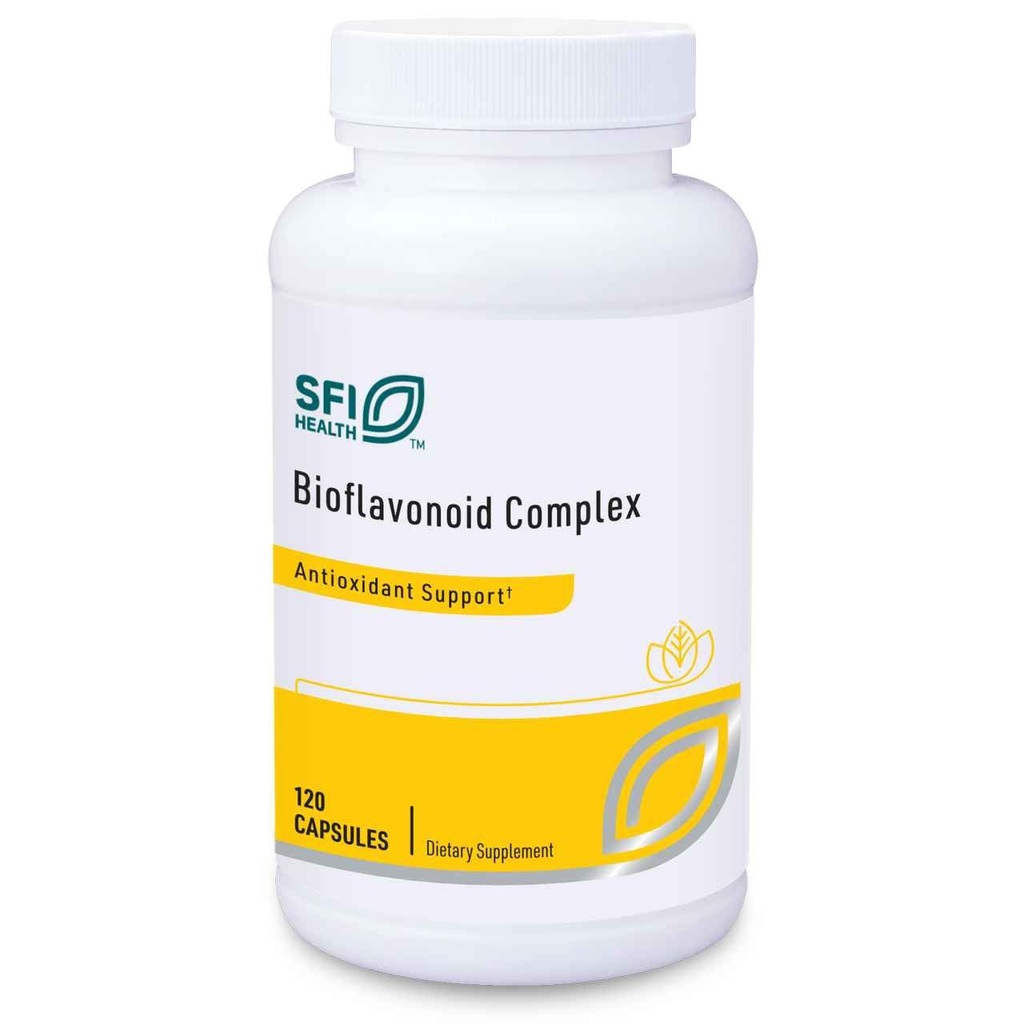 Klaire Labs SFI Health Bioflavonoid Complex - Immune, cardioviral & Antioksydant Supplement with Citrus Bioflavonoids, Quercetin & Rutin (120 kapsułki)