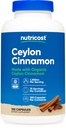 Nutricost Cynamon organiczny (Ceylon Cynamon) 1,200mg Podawanie, 150 Kapsułek - Bez glutenu, Non-GMO