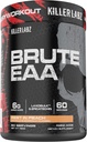 KILLER LABZ Brute EAA Branched Chain & Essential Amino Acids Residence 124; 6g Aminos to Accelerate Recovery and Lean Mass Gains 60 Servings (Odpoczynek w brzoskwini)