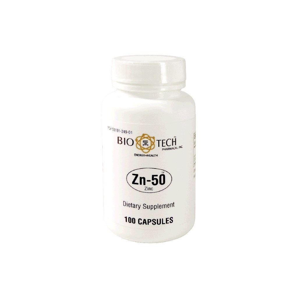 Bio- Tech - Zn- 50 Glukonian cynku 50 mg 100 kapsli