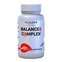 Hallusa Naturalny kompleks witaminy B z biotyną, B12, B6, B5, B3, B2 - Energia, Metabolizm i Włosy 60 Tabletki - Daily B- Complex Supplement z kwasem foliowym, Inozytol i Cholina