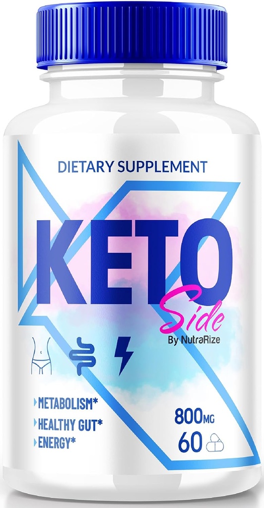 Kapsułki Keto Side, Suplement Premium do wsparcia aktywnego stylu życia, All- Naturalne wsparcie Keto do osiągnięcia dopasowania i zdrowego ciała, Opinie KetoSide Detox pigułki (60 kapsułki)
