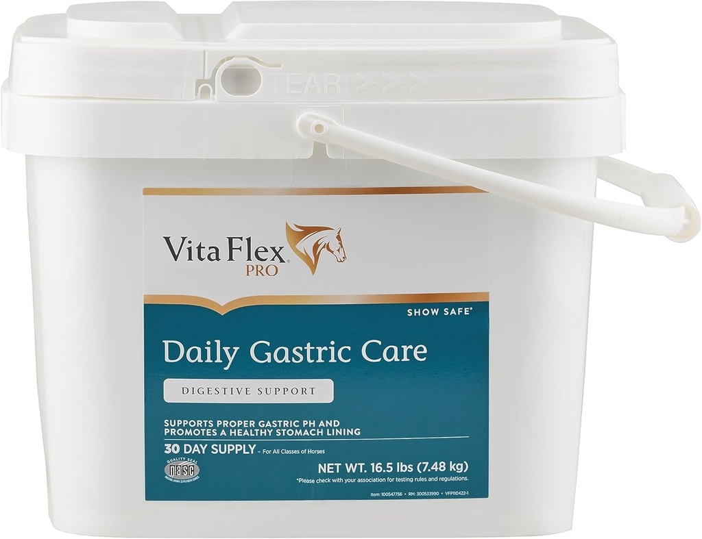 Vita Flex Pro Daily Gastric Care, Pokaż bezpieczne *, Alfalfa- granulki oparte, 30- Day Supply