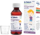 Dr. Talbot 's Cough Relief Liquid Medicine z naturalnie inspirowane składników dla dzieci obejmuje Puchar dawkowania, Natural Elderberry Juice Flavor, 4 Fl Oz