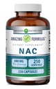 Amazing Supples NAC (N- Acetyl- L- Cysteine) Supplement XI124; 600 Mg per Serving XI4; 250 Capples XI124; Non- GMO XI124; Gluten Free XI124; Made in USA