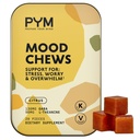 PYM Citrus Mood Chews Support for Stress, Worry & Overdubm, 20 Hrabia 124; 130mg GABA, 90mg L- Theanine Bilans 124; Wegan, Non-GMO, Gluten- Free, Nie dodano cukru 124; All- Natural Mood Balance Supplement Made in USA