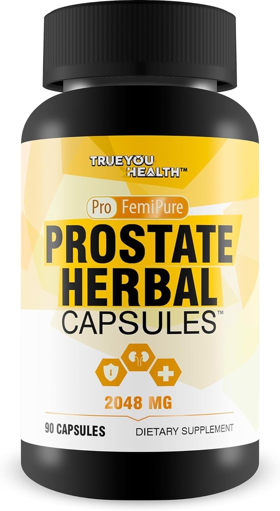 Pro Femipure Prostate Kapsułki ziołowe - Nasz najlepszy suplement wsparcia prostaty dla zdrowia mężczyzn - Suplement prostaty dla zdrowia prostaty - Nasze najlepsze suplementy prostaty dla mężczyzn - Wsparcie prostaty