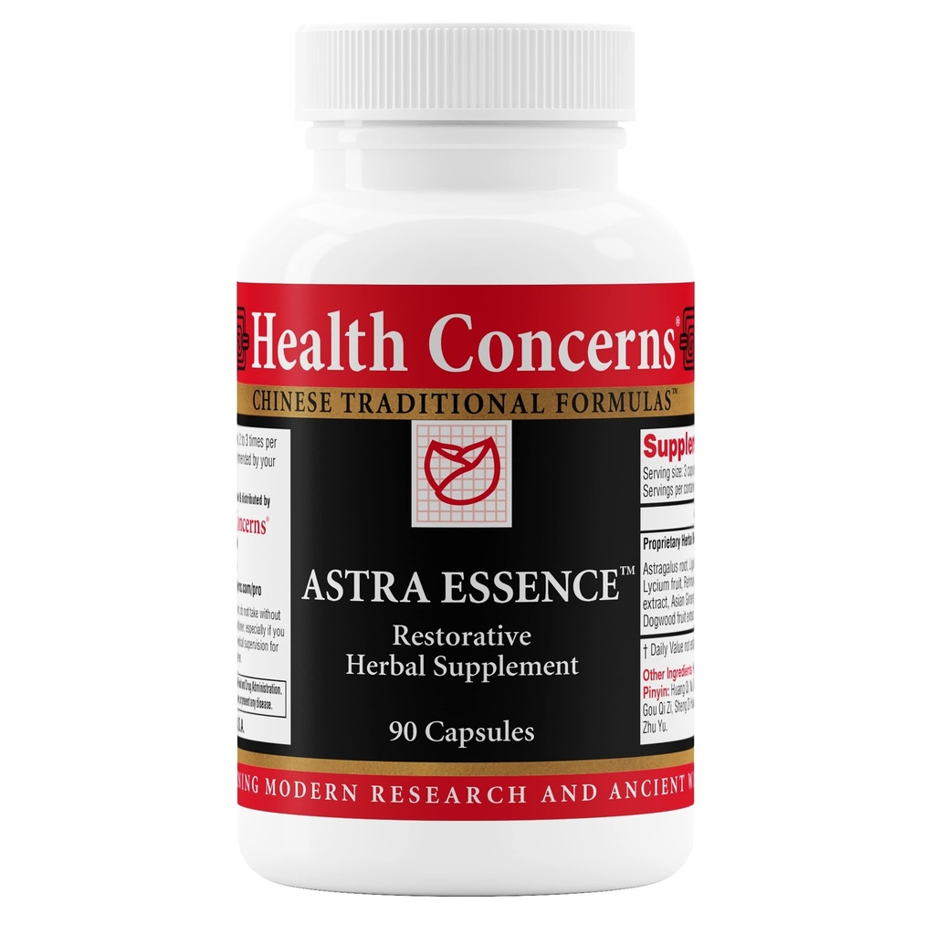 Zdrowie Obawy Astra Essence - Herbal Tonic Supplement Support Supplement - Tradycyjna chińska Medycyna Witalności, Pamięci, Zawroty głowy, Zawroty głowy, Odzysk & Wsparcie immunologiczne - 90 Kapsułki