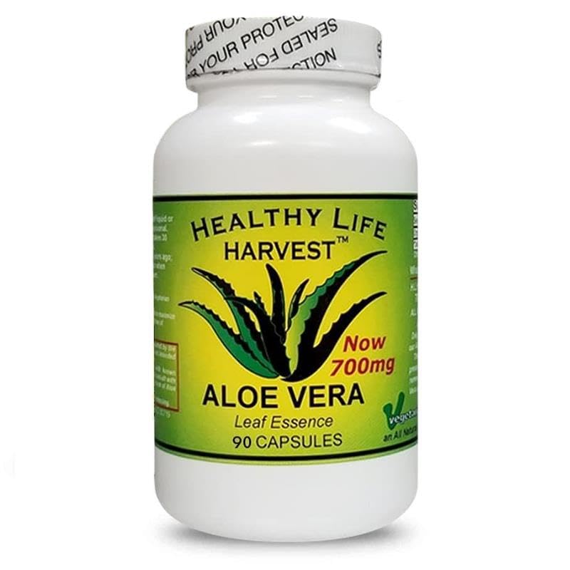 ICAloe kapsułki - IC Suplementy, Non-GMO, Cystitial Cystitis dla 30 Lata - Wegetarianin - Każda butelka ma 90 - 700mg wieczka