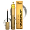 Queen of Lashs Peptide Growth Serum - Lash & Brow Enhancer z Peptides & Ginseng Root Extract - Hormon Free, Oftalmolog Tested Formula for Longer, Fuller Lash (8 ml)