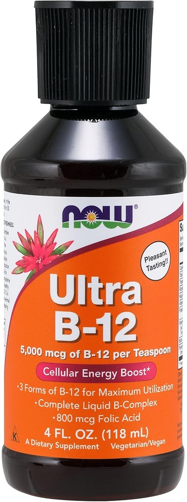 Teraz żywność Ultra B- 12 - 4 oz. (2 opakowania)