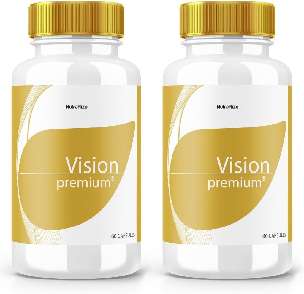(2 Pack) Vision Premium, Premium Eye Supplement Supplement, Vision Premium do poprawy koncentracji i koncentracji, Vision Premium All- Natural Pills for Healthy Eyes, VisionPremium Recenzje (120 kapsułki)