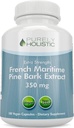 Extract 350mg 180 Vegan kapsułki 95% Proantocyjanidyny - Ekstrakt Franco Maritime Pine Bark - Non GMO & Pesticide Free Antioksydant Supplement