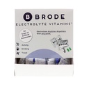 Witamina Brode Electrolyte - Przenośne Zero- Sugar Electrolyte Tablets - for Sports, Nightlife, Jet Lag, 5 Esential Electrolytes + 9 Vitamin 100- Pakiety